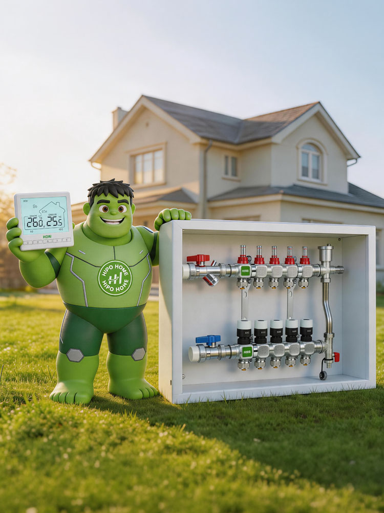 Whole-Home Smart Control Hub for Simpler Floor Heating Management.